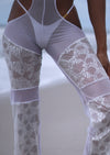 BELLA sequins pants (white)